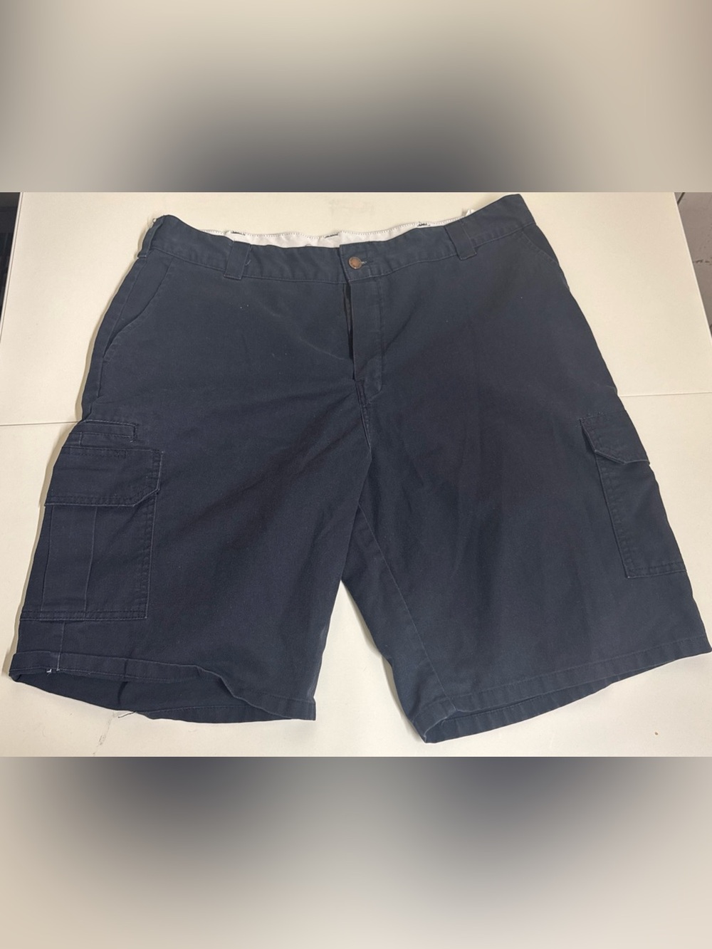 Dickies FLEX Work Cargo Relaxed Fit Shorts Dark Blue Shorts - W 40